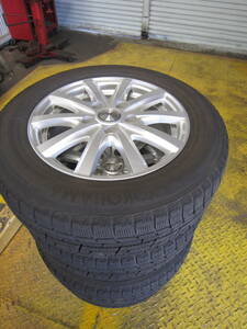 ヨコハマ iG 50 PLUS 195/65R15 Weds 15-6J 5H 114.3 +53 ハブ73　　４本セット