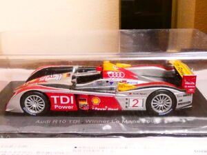 スパーク 1/43 アウディ AUDI R10 Le Mans 2008 アシェット ルマン コレクション ミニカー