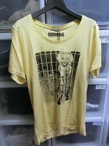 HYSTERIC GLAMOUR FERGADELIC Tシャツ F イエロー #0133CT08920 ヒステリックグラマー