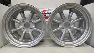 【在庫あり即納】RS Watanabe R TYPE 16x9J-13 4H-114.3 シルバーメタリック 16インチ ワタナベ Rタイプ 2本