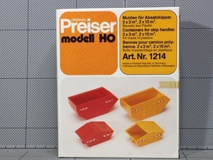 1/87 Preiser Containers for skip handler