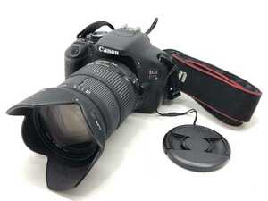 01wy0329 canon EOS Kiss X5 デジタル一眼レフ カメラ レンズ SIGMA 18-200mm F3.5-6.3 キャノン シグマ 動作確認済み 中古品