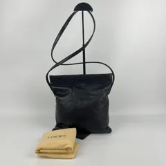 LOEWE　ロエベ　ショルダーバッグ　レザー　ブラック　レディース【中古商品】HIBUOCHI VINTAGE