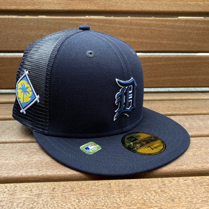 USA正規品 【7.1/4】 限定 NEWERA ニューエラ 59FIFTY スプリングトレーニング メッシュキャップ SPRING TRAINING タイガース Tigers 紺