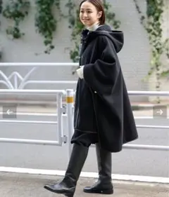 【TRADITIONAL WEATHERWEAR 】 ダブルフェイスポンチョ