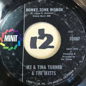 IKE & TINA TURNER & THE IKETTS HONKY TONK WOMEN VG++ SOUNDS EX/ COME TOGETHER EX イントロ・ドラムブレイク