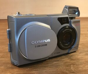 SS-1807■送料込■OLYMPUS C-200 ZOOM 2.1 Megapixel DIGITAL CAMERA CAMEDIA デジタルカメラ 190536549 238g●ジャンク品/くATら