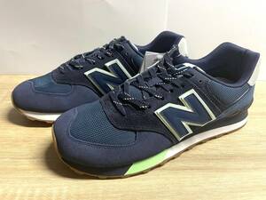 未使用 28cm D ニューバランス ML574PU2 ネイビー(NAVY) new balance