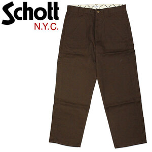 Schott (ショット) 3116038 T/C PAINTER PANTS ペインター パンツ 57DBR S