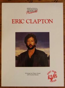 洋書 楽譜 ERIC CLAPTON International Music Publications エリック・クラプトン ギター ピアノ 弾き語り スコア