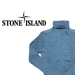 1円〜 1円スタート 1スタ　STONE ISLAND タートルネック　ニット　セーター　io keiju セーター　 リブ編み　ストーンアイランド kandytown