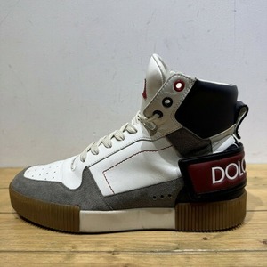 DOLCE&GABBANA HI-CUT SNEAKERS SIZE-8 CS1575 ドルチェアンドガッバーナ ドルガバ ハイカット スニーカー シューズ