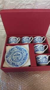 新品 未使用 IMPERIAL ORDER カップ&ソーサ 5客セット 洋食器 花柄 コーヒー 紅茶