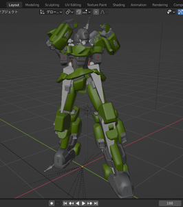 プラモ感覚で動かせる3Dロボ『C01』Blender