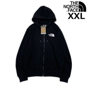 1円～!売切!【正規新品】THE NORTH FACE◆HALF DOME FULLZIP フルジップ パーカー US限定 裏起毛 男女兼用 アウトドア(XXL)黒181130-38