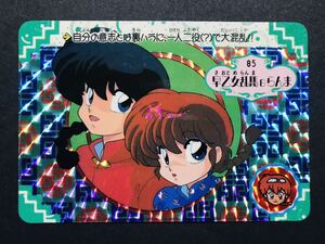 らんま1/2 カードダス No.85 キラカード 高橋留美子 BANDAI 1991年製 人気アニメ PPカード マイナーカード 小学館