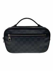 LOUIS VUITTON◆アンブレール_ダミエ・グラフィット_BLK/PVC/BLK