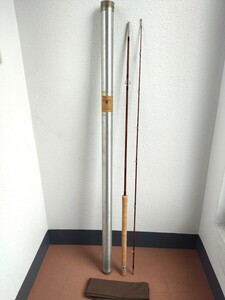 ★超稀少 オールドロッド Charles F Orvis Battenkill Impregnated Spinning Rod 8’ 7oz バンブーロッド スピニング オービス バテンキル