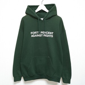 即決 L FPAR スウェットパーカー FORTY PERCENTS AGAINST RIGHTS ダブルタップス WTAPS