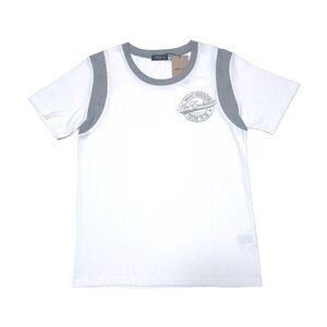 新品正規70％OFF COMME CA ISM コムサイズム Tシャツ M 白 切替デザイン p141m st