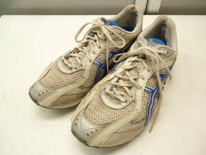 asics/アシックス■27.0cm/US8/EURO41.5■EXCALIBUR II エクスカリバー2 TJG628 ランニングシューズ■白/銀/青■#20604MK193_35