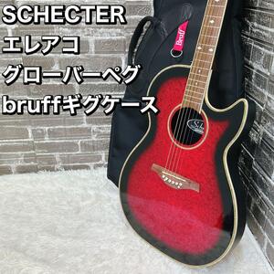 SCHECTER エレアコ グローバーペグ bruffギグケース