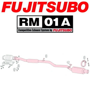 FUJITSUBO RM-01Aマフラー E-CN9AランサーエボリューションIV H8/8～H10/1