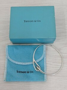 ★ TIFFANY&Co. ティファニー ダブルループ バングル ブレスレット STERLING SV925 シルバー アクセサリー レディース 箱付き