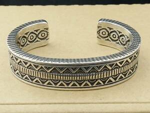 500円スタート！ 未使用！ 故Gary Reeves vintage bangle ビンテージバングル インディアンジュエリー hopi zuni isleta