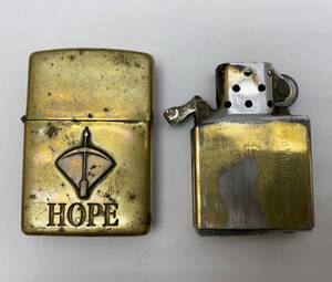 ZIPPO ジッポー ライター HOPE ホープ 真鍮 1997年