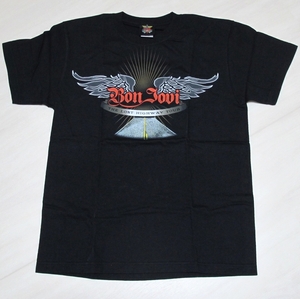 ◇ ボン・ジョヴィ BON JOVI Tシャツ THE LOST HIGHWAY TOUR 2008 ブラック Mサイズ ◇