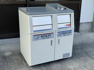 業務用 ゴミ箱 分別トラッシュボックス M12V 禁煙 AA958 カワジュン 店舗用 燃えるゴミ 燃えないゴミ 飲み残し