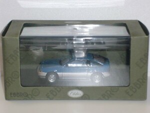 ○1/43 EBBRO Honda BALLADE SPORTS CR-X 1.5i 青/銀