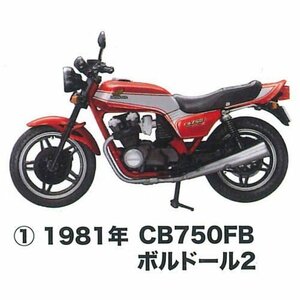 ＜新品＞　MONO　ヴィンテージバイクシリーズVol.02　ホンダ　CB750F　①1981年CB750FB　1/24サイズ　プラモデル　※カプセル無し