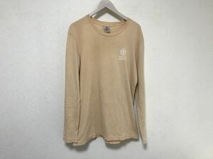 本物フランクリンマーシャルFRANKLINMARSHALLコットンロングTシャツ長袖メンズロンTベージュM