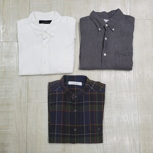 3点セット UNITED ARROWS ユナイテッド アローズ GREEN LABEL RELAXING グリーン レーベル リラクシング S/S SHIRT 半袖 シャツ サイズ M