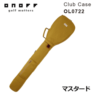 ONOFF Club Case OL0722 【マスタード】【オノフ】【ゴルフバッグ】【クラブケース】【グローブライド】【Bag】