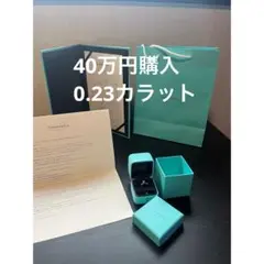 【40万円購入】ティファニー  婚約指輪