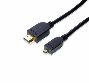 HDMI Micro HDMI 変換ケーブル 1m Ver1.4 イーサネット、3D、フルHD対応