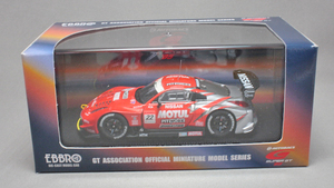 EBBRO エブロ 1/43【43688】NISSAN MOTUL PITWORK Z SUPER GT 2005 #22 SILVER/RED