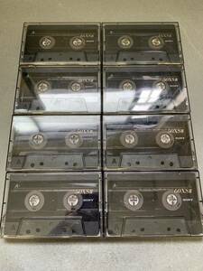 中古 カセットテープ ソニー SONY XSII 8本セット 記録媒体