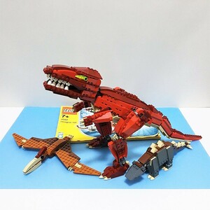 [bce]/ レゴ（LEGO）/『4507 恐竜デザイナー / プレラノドン、ティラノサウルス、ステゴサウルス、説明書』