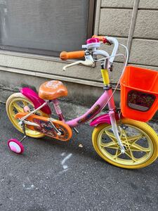 キッズ　子供　自転車　１6インチ　自転車　ミニモニ　クリスマスプレゼント　在庫処分品