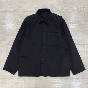 21aw 2021 AUBETT オーベット バックサテン ギャバジン カバーオール ジャケット JACKET AU-21-02-012 BROWN BLACK サイズ S 定価55.000円