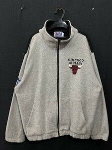 r2_3824ｍ 良品 NBA CHICAGO BULLS シカゴブルズ フリース ジャケット サイズM