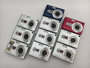 ♪▲【CASIO カシオ】コンパクトデジタルカメラ オールド 部品取りOA 10点セット EX-Z50 まとめ売り 0115 8