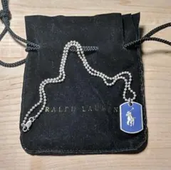 Ralph Lauren ネックレス 青 silver925