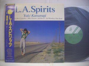 ● 帯付 LP 葛城ユキ / L.A.スピリッツ ジェフポーカロ スティーヴルカサー TOTO参加 YUKI KATSURAGI 1982年 RL-3019 ◇r51110