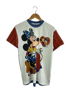 Disney VINTAGE◆MINNIE MOUSE/デッドストック/Tシャツ/S/コットン/WHT