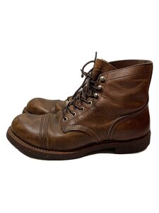 RED WING◆レースアップブーツ/26cm/BRW/レザー/8111